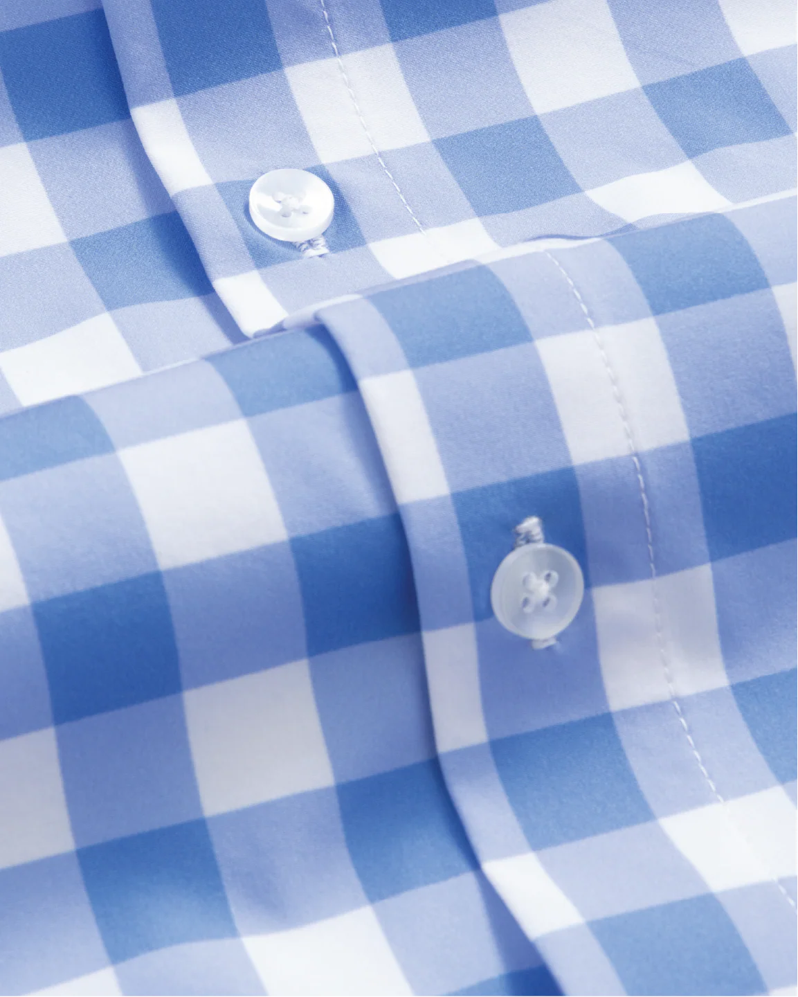 FINAL SALE: Range Shirt - Ocean Blue and White Large Gingham (No Returns and Exchanges) - Image 5