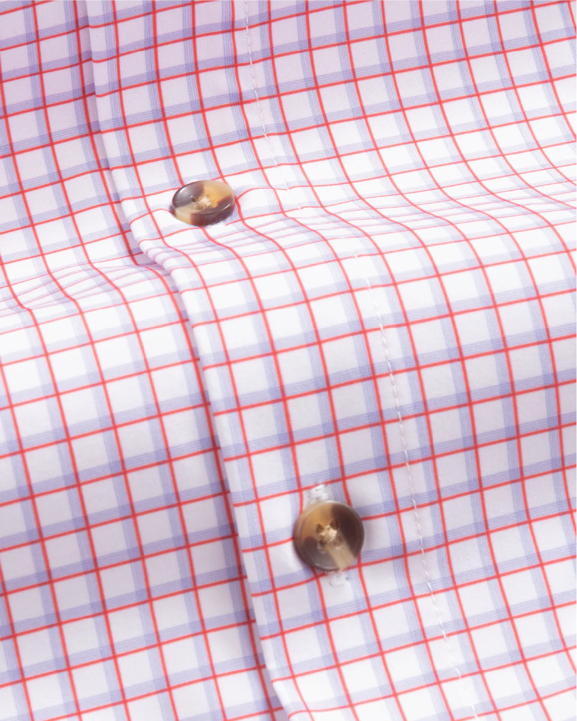 Range Shirt - White w/ Red and Purple Windowpane - Image 5