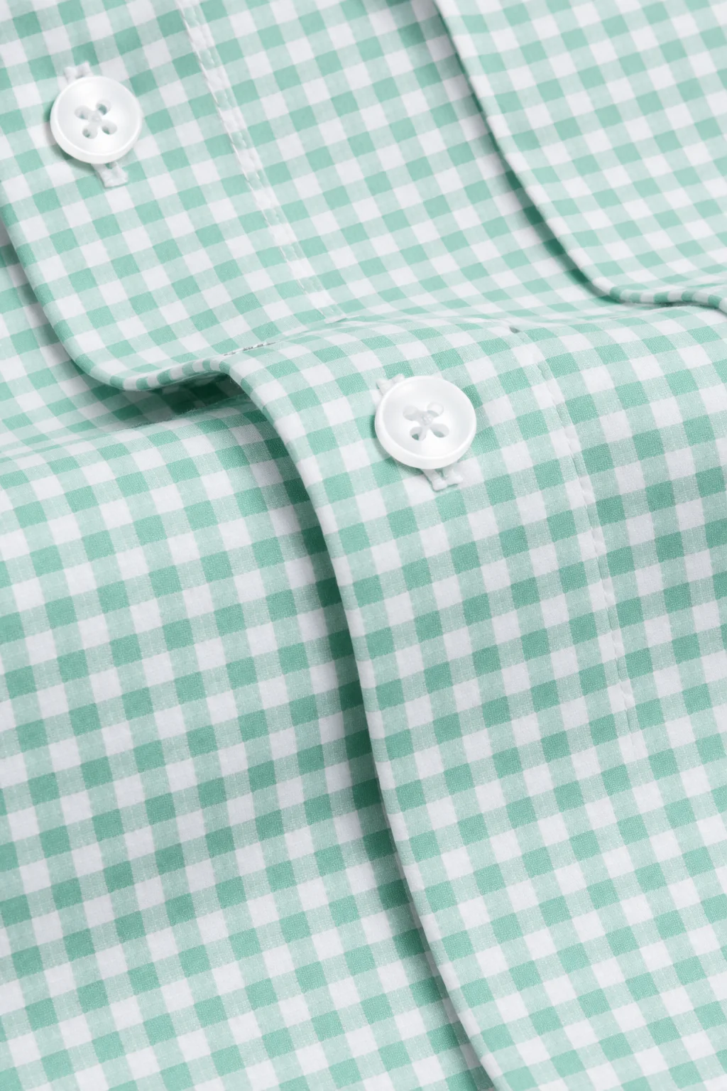 FINAL SALE: Range Shirt - Light Green and White Gingham (No Returns or Exchanges) - Image 5
