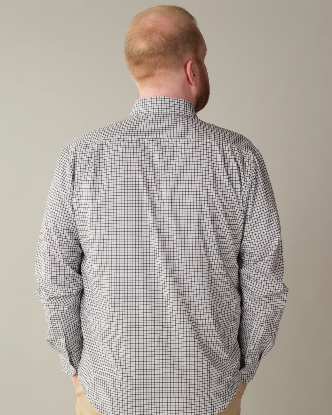 Range Shirt - White w/ Black Check - Image 4