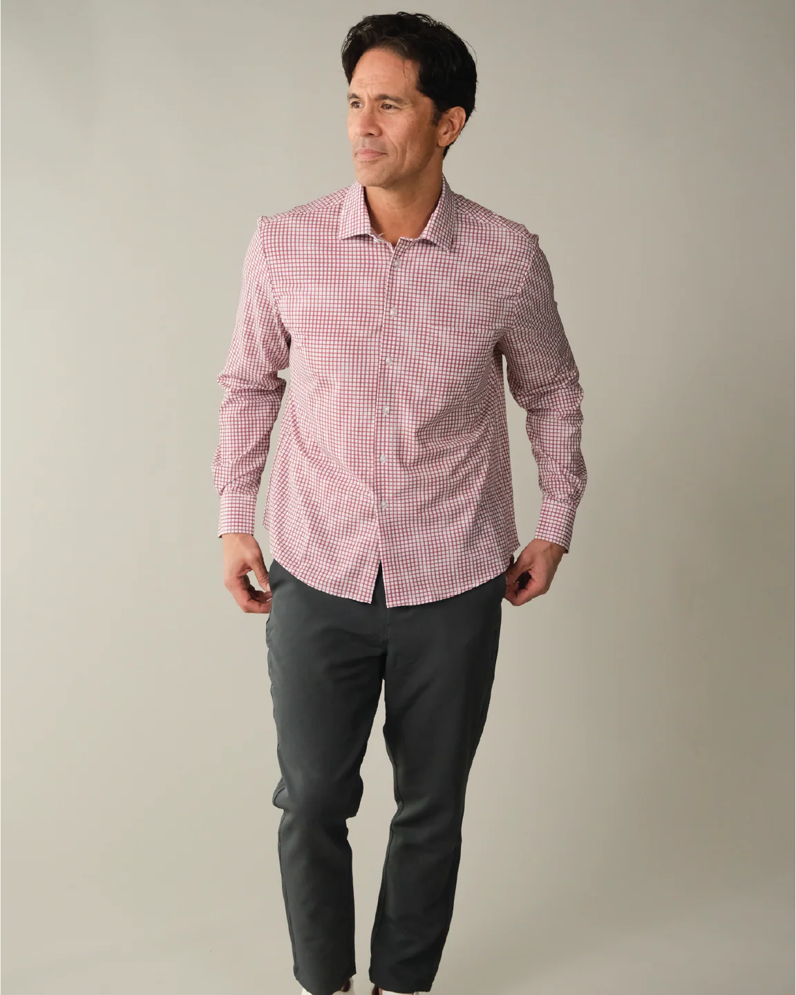 Range Shirt - Red and White w/ Blue Accent - Image 3