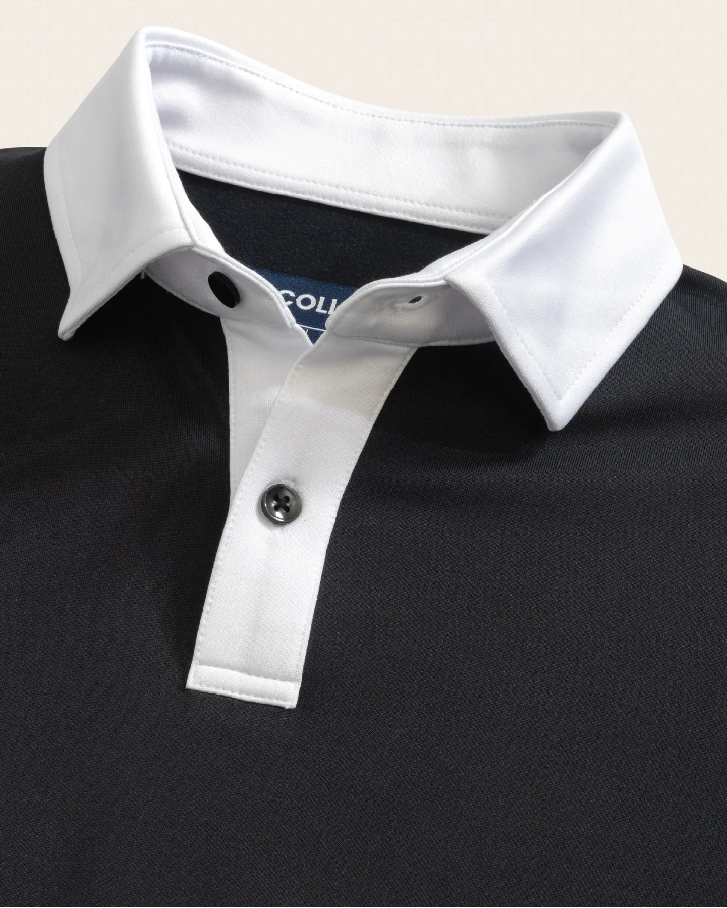 Range Polo - Black w/ White Accents - Image 4