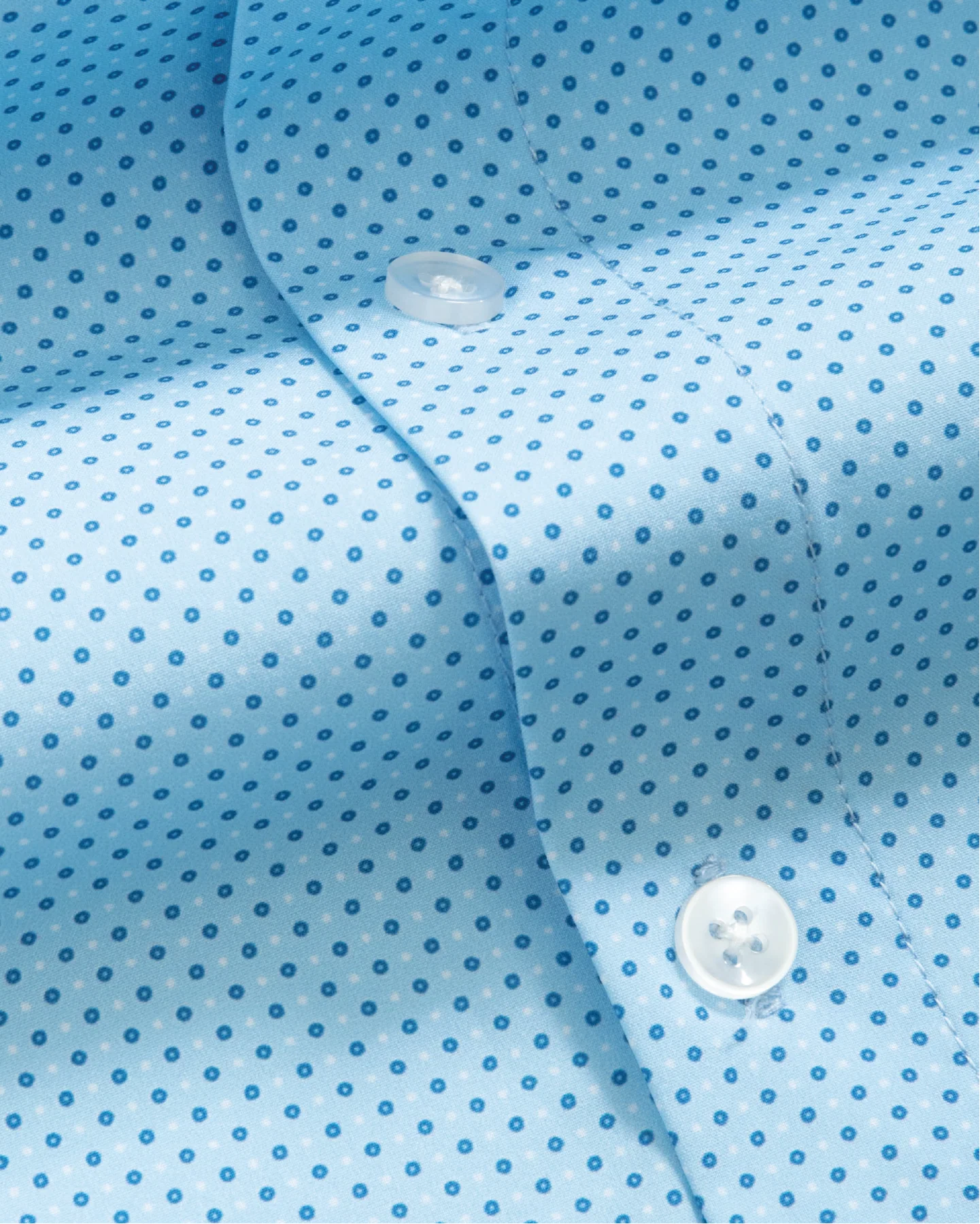 Range Shirt - Blue w/ Navy and White Pattern - Image 3