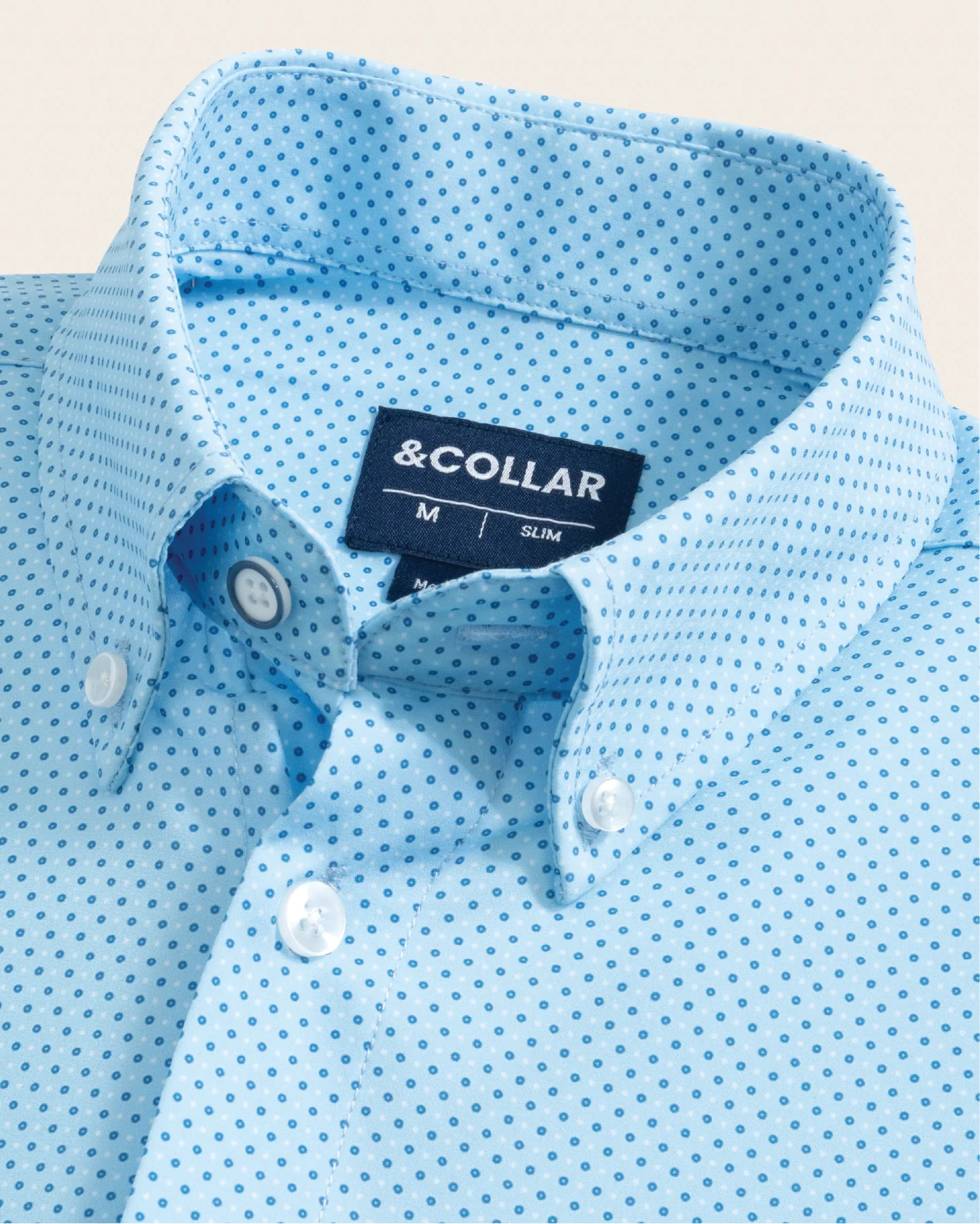 Range Shirt - Blue w/ Navy and White Pattern - Image 4