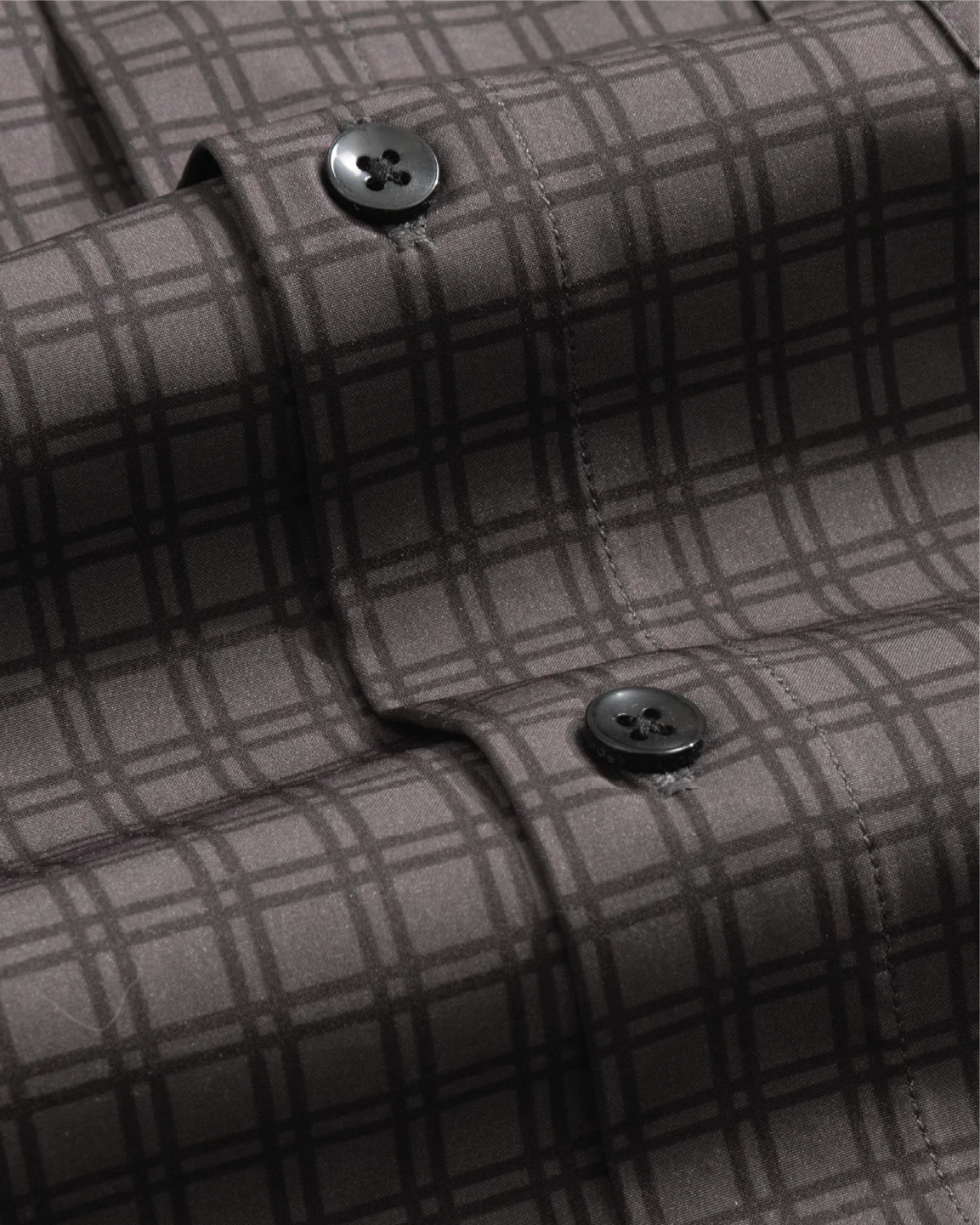 Range Shirt - Charcoal w/ Black Windowpane - Image 4