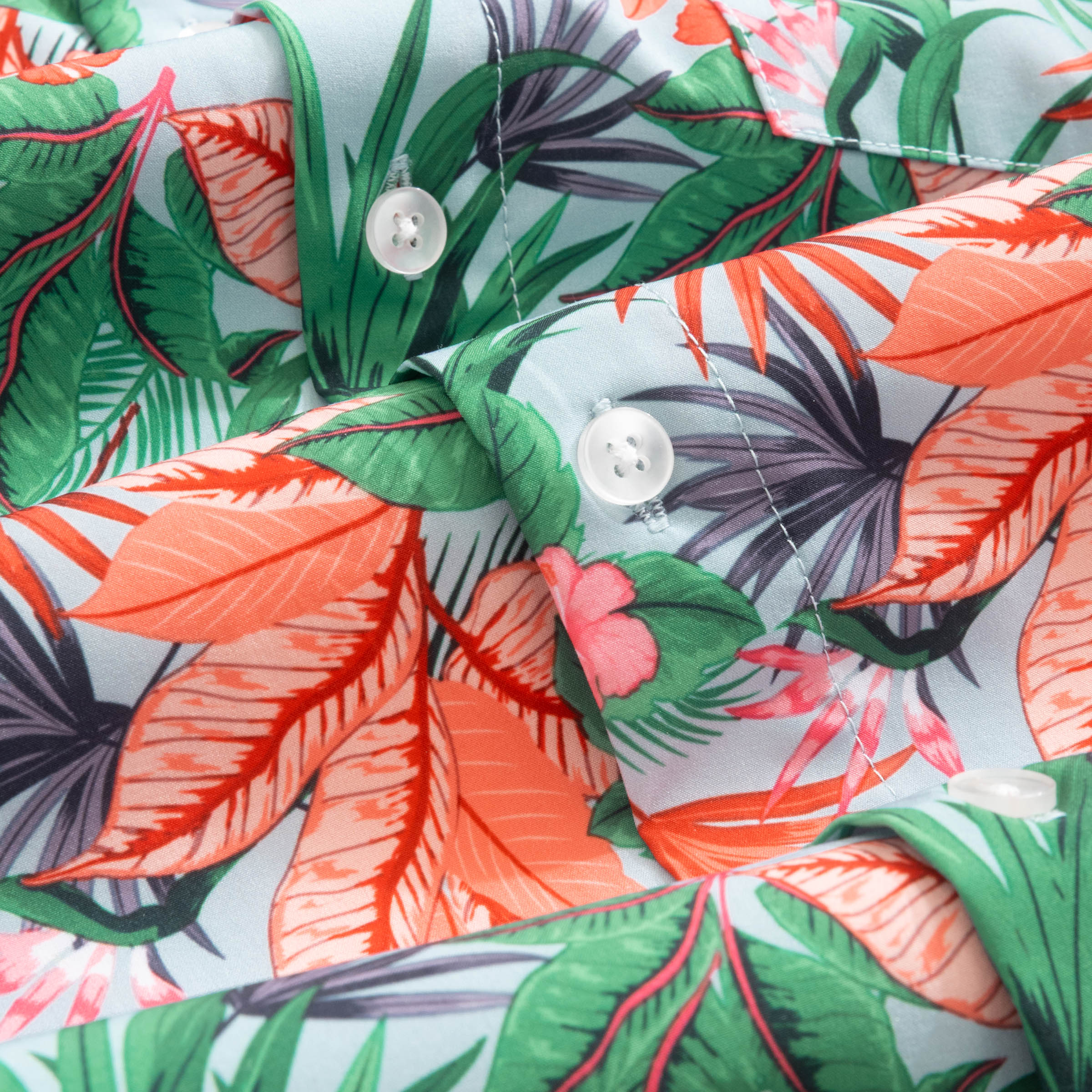 Range Shirt - Hawaiian Floral Pattern - Image 3
