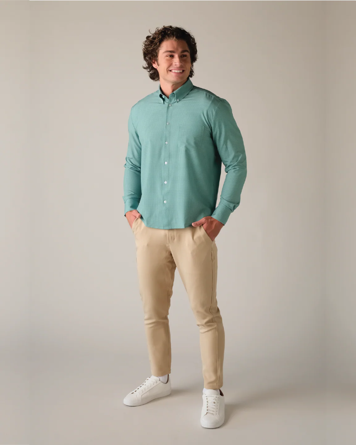 Range Shirt - Green w/ Grids - Image 3