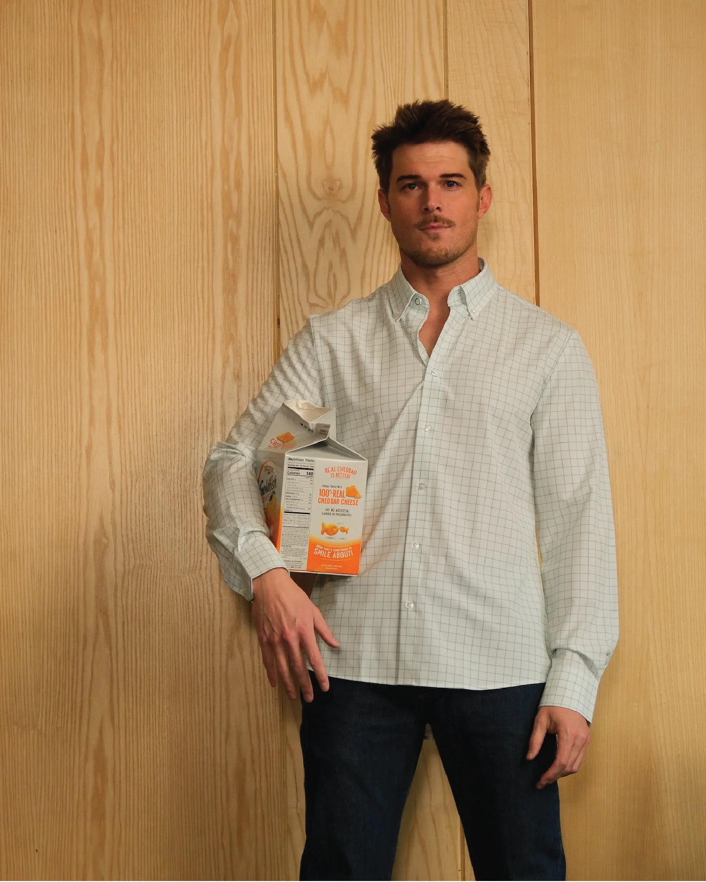 Range Shirt - Mint Gingham w/ Forest Green Check - Image 5