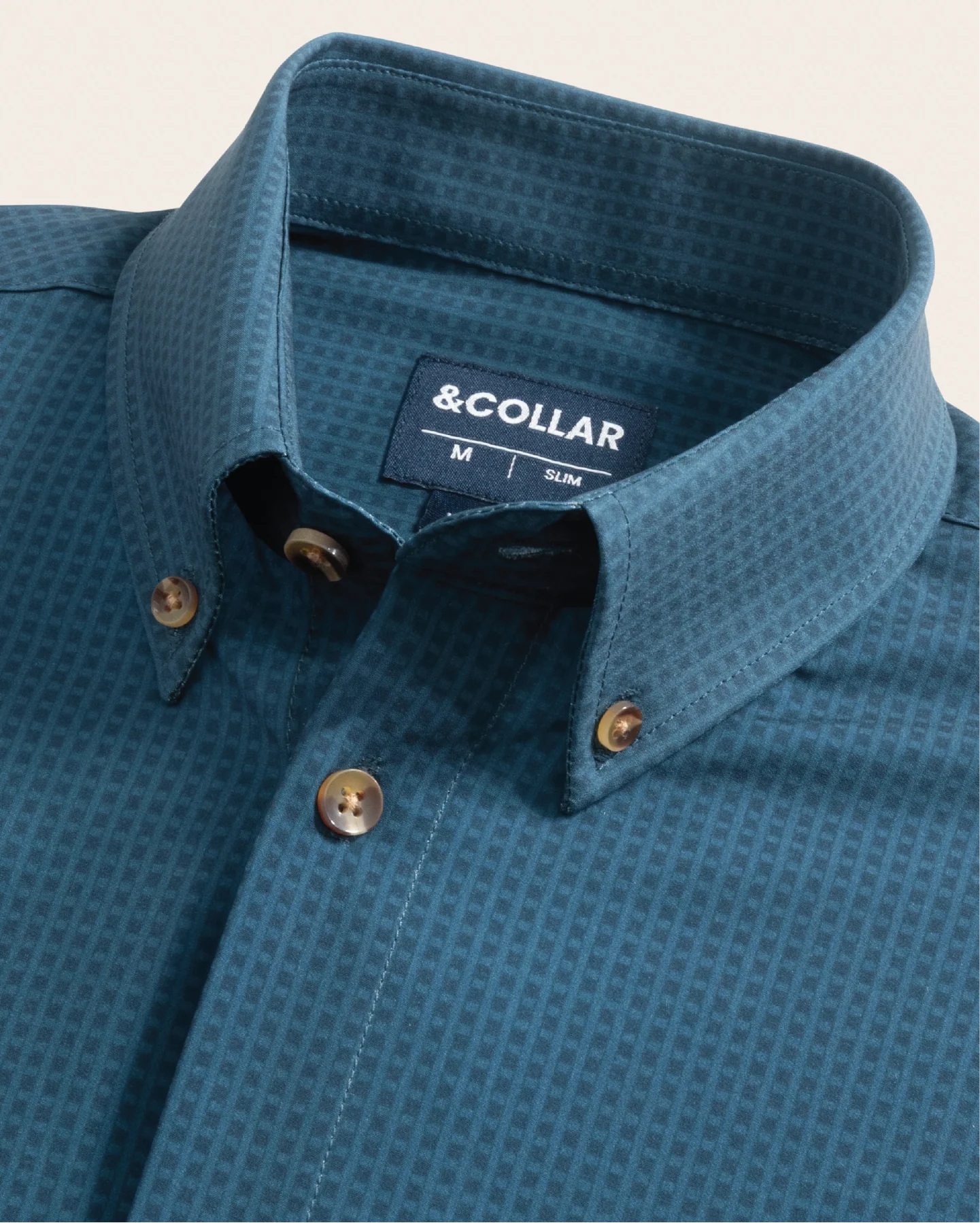 Range Shirt -  Navy / Grids - Image 3