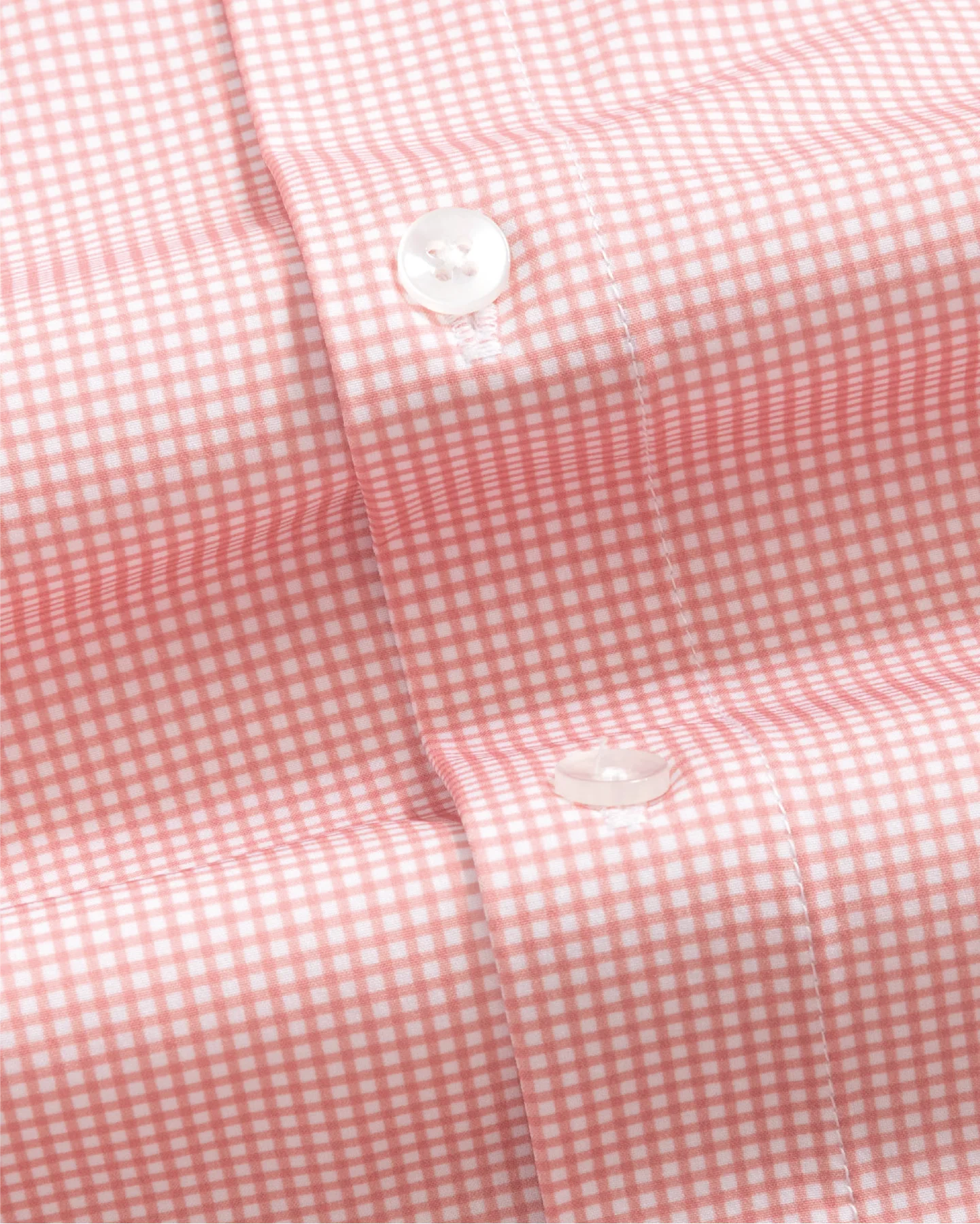 Range Shirt - Red and White Micro Gingham - Image 3