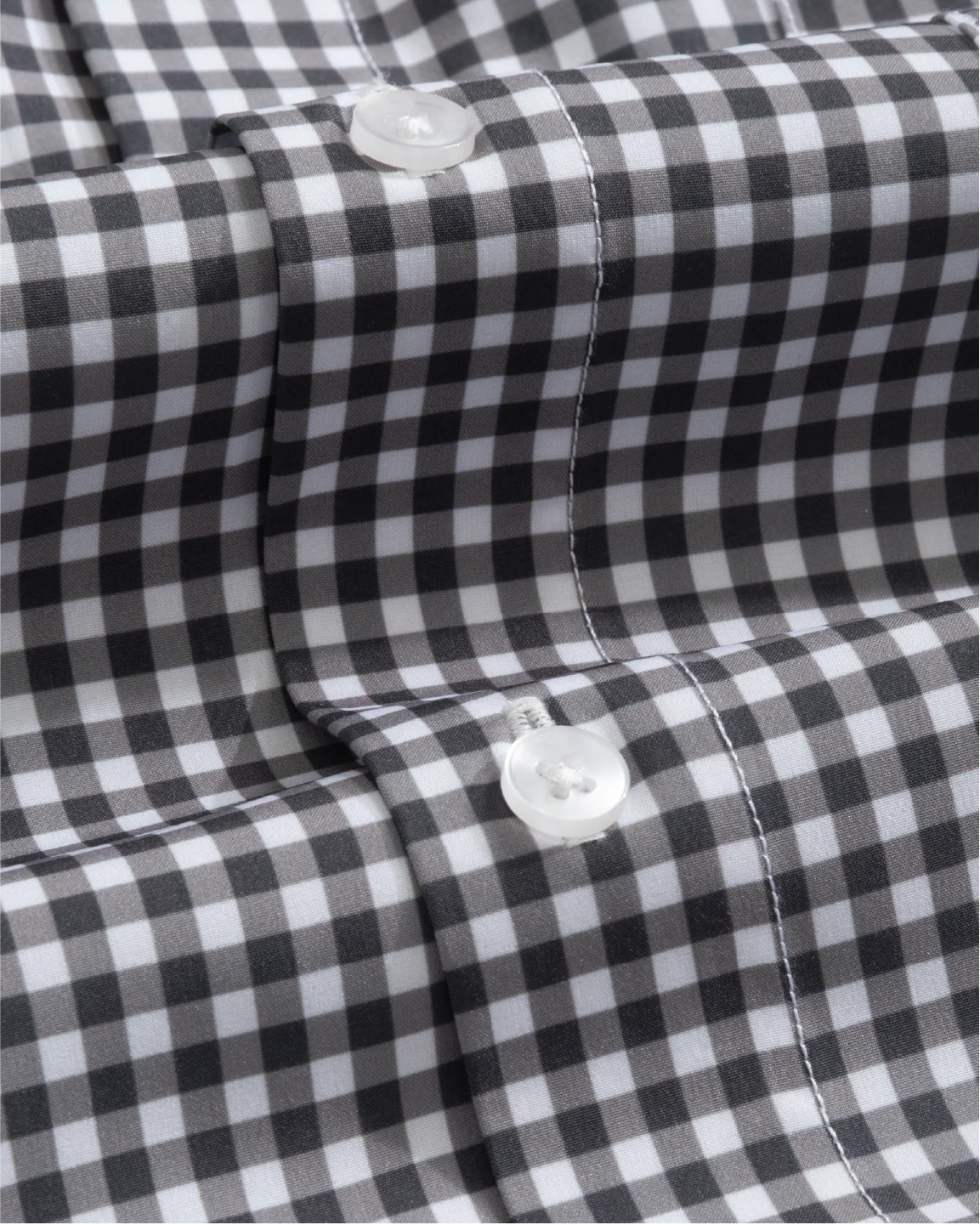 Range Shirt - White and Black Gingham - Image 4
