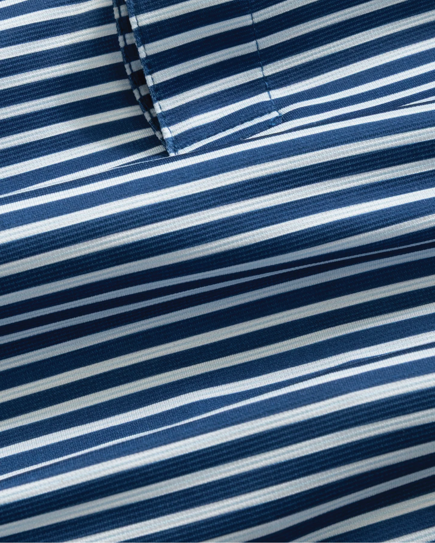 Tropic Polo - Navy w/ Light Blue and White Stripes - Image 3