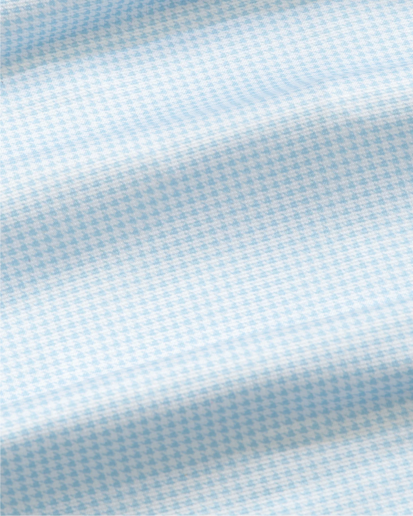 Tropic Polo - Pale Blue / White Houndstooth - Image 3