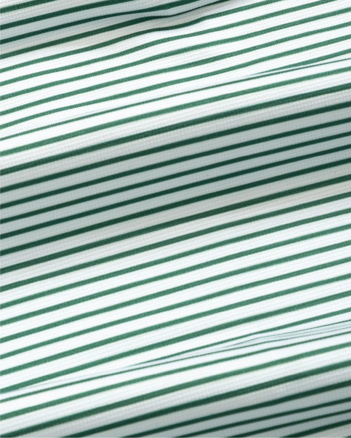 Tropic Polo - White and Green Stripes - Image 3