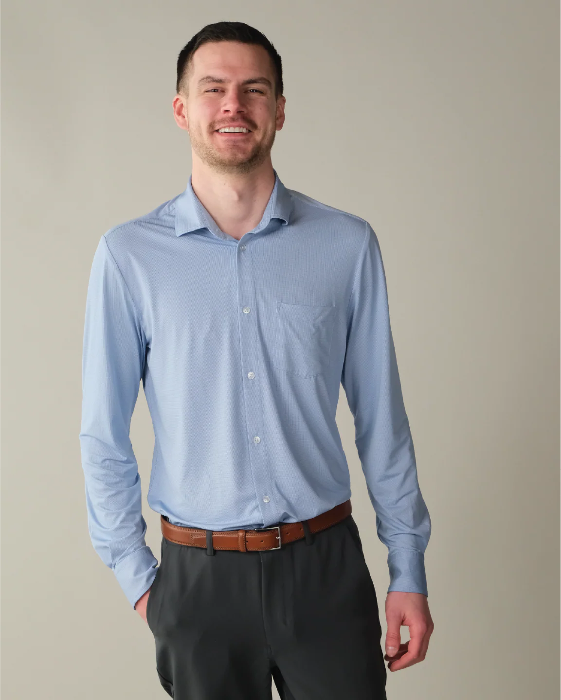 Tropic Shirt - French Blue - Image 3