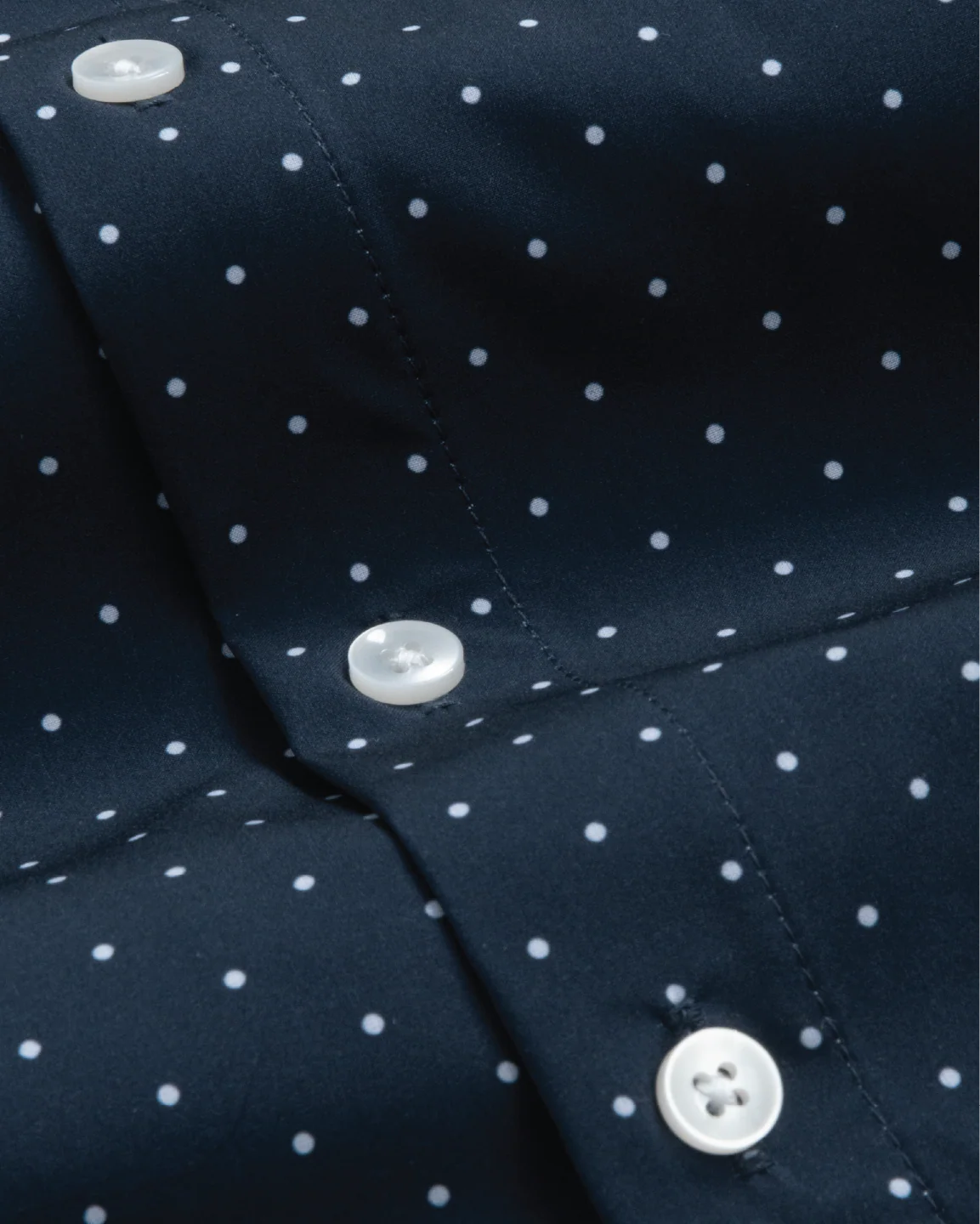FINAL SALE: Range Shirt - Navy w/ White Polka Dots (No Returns and Exchanges) - Image 5