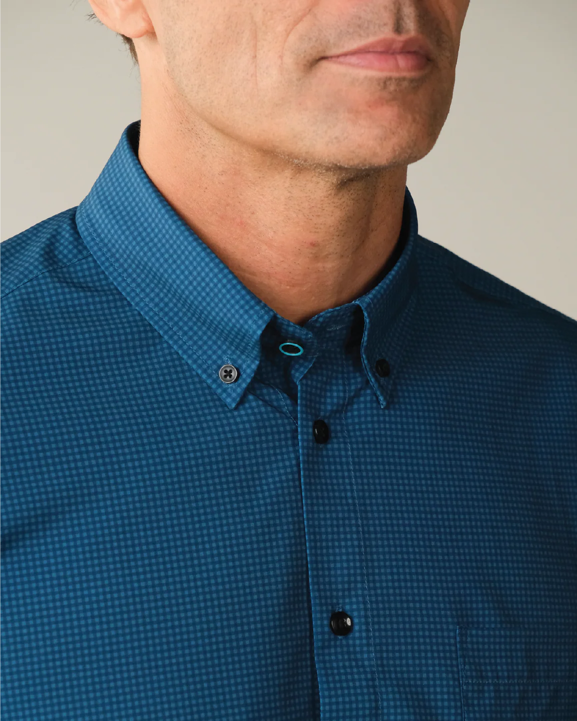 Range Shirt - Dark Blue w/ Navy Check - Image 5