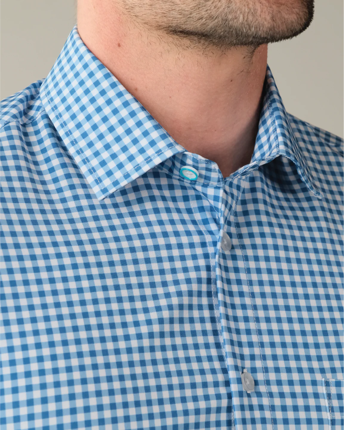 Range Shirt - Royal Blue and White Gingham - Image 4