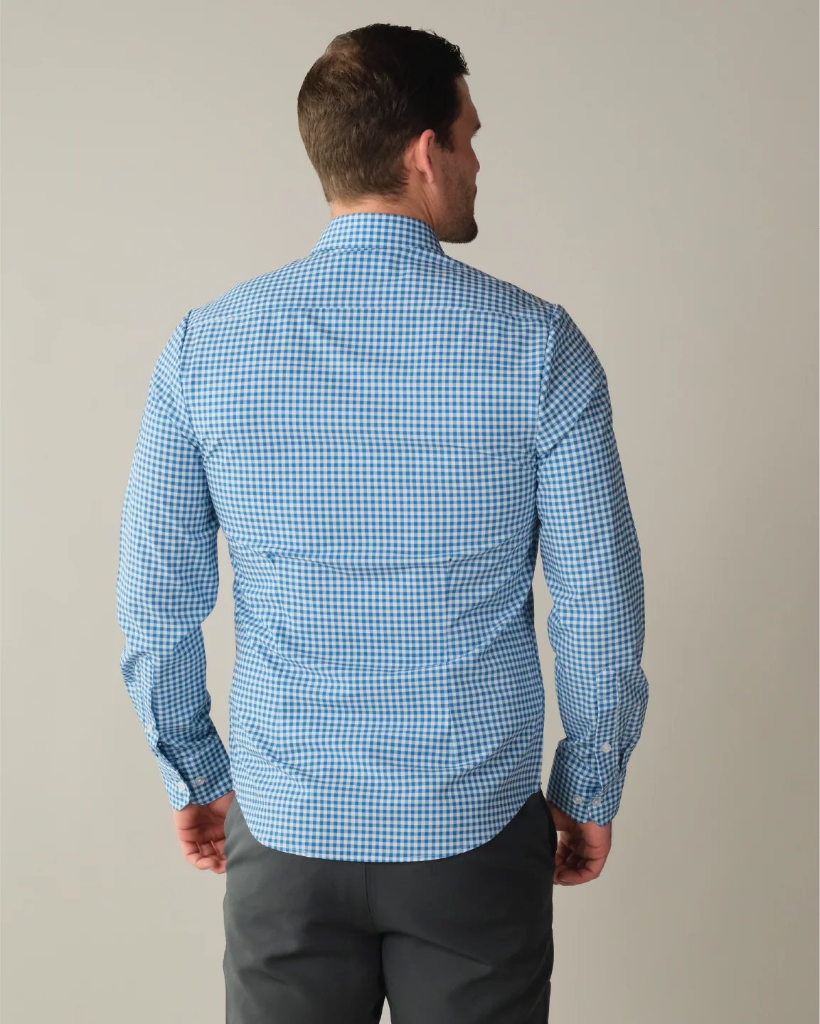 Range Shirt - Royal Blue and White Gingham - Image 6