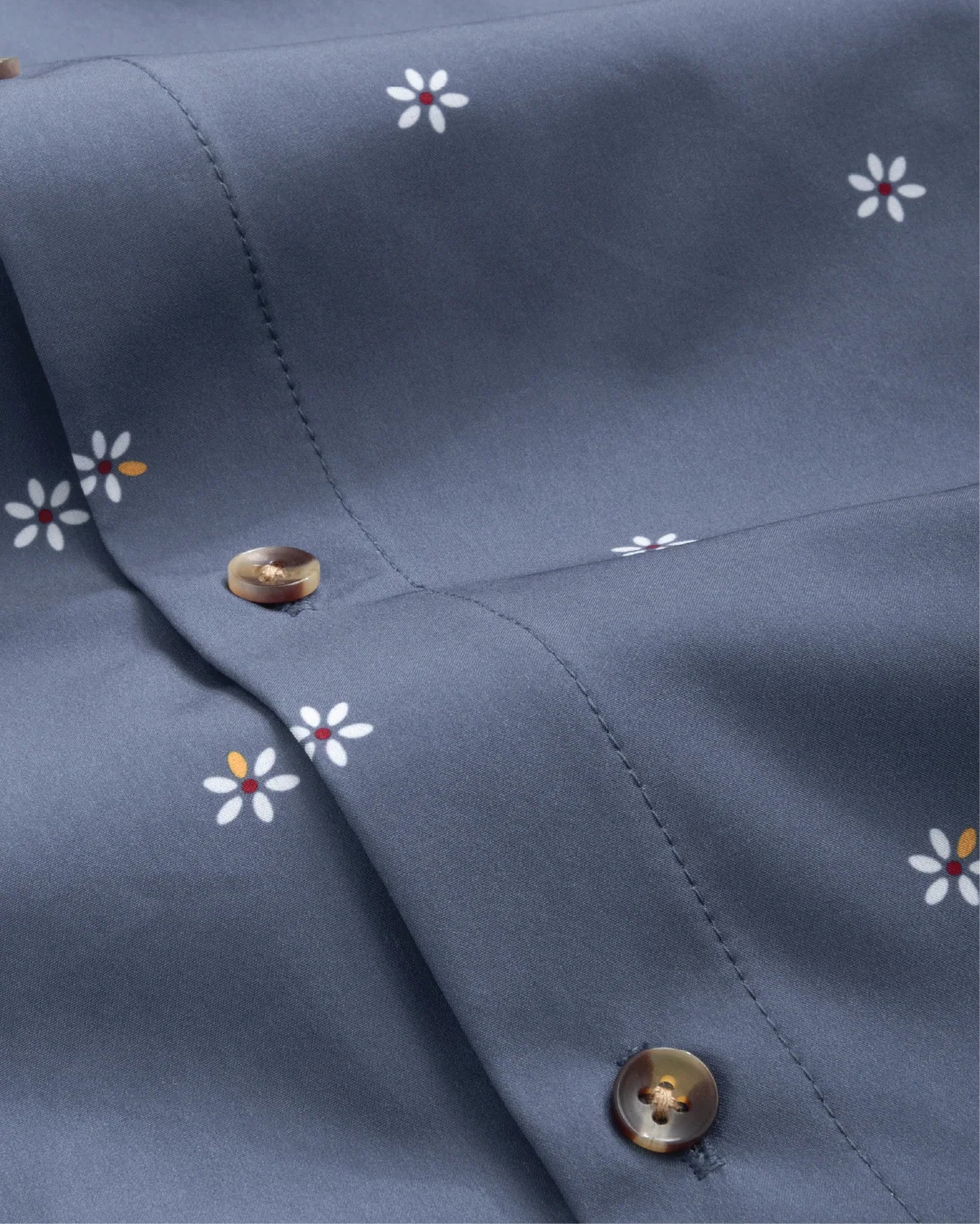 Range Shirt - Navy w/ Swiss Flowers - Image 4